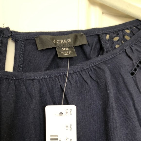 J. Crew long sleeve eyelet top - Picture 3 of 4